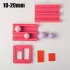 Polymer Clay Bead Maker Tool Round Ball Shaping Mold with Hole Punch for DIY Jewelry Earrings Necklaces Crafting Accessories