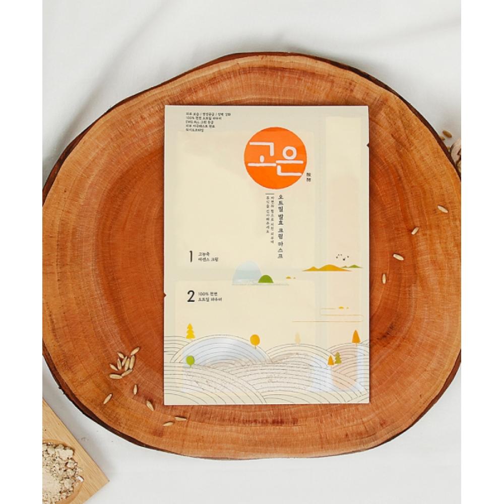 Daycellcosmetics Gefermenteerde Zoete Haver Crème Afspoelbaar Hydraterend Masker Pakket 4 Vellen