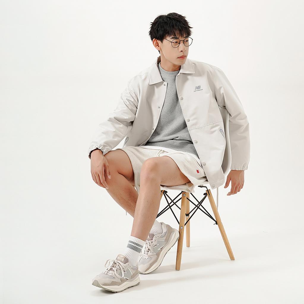 New Balance Jacket Fall Unisex White 5AC39503-LBE