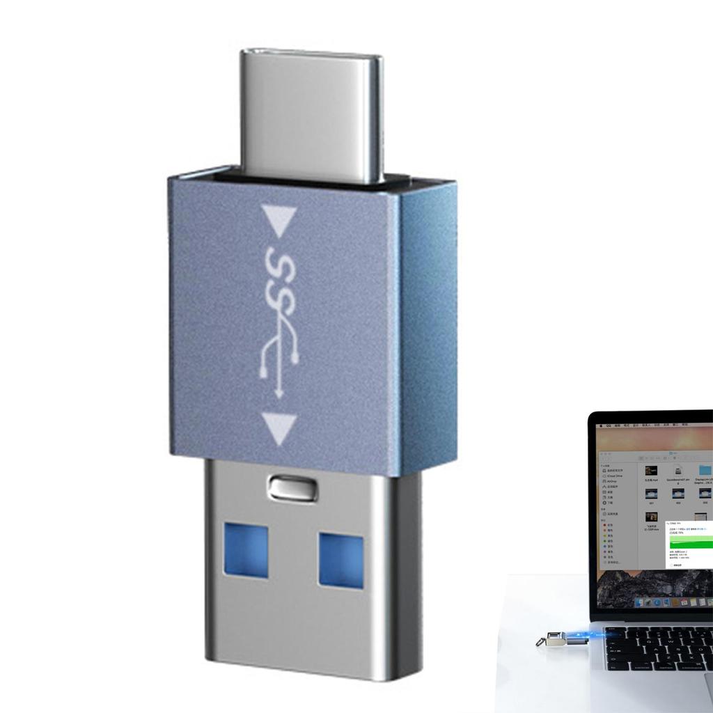 Usb-C Male To Usb-A Male Otg Adapter C Male To A Female 3D Elbow Converter For Charging Data Transmission