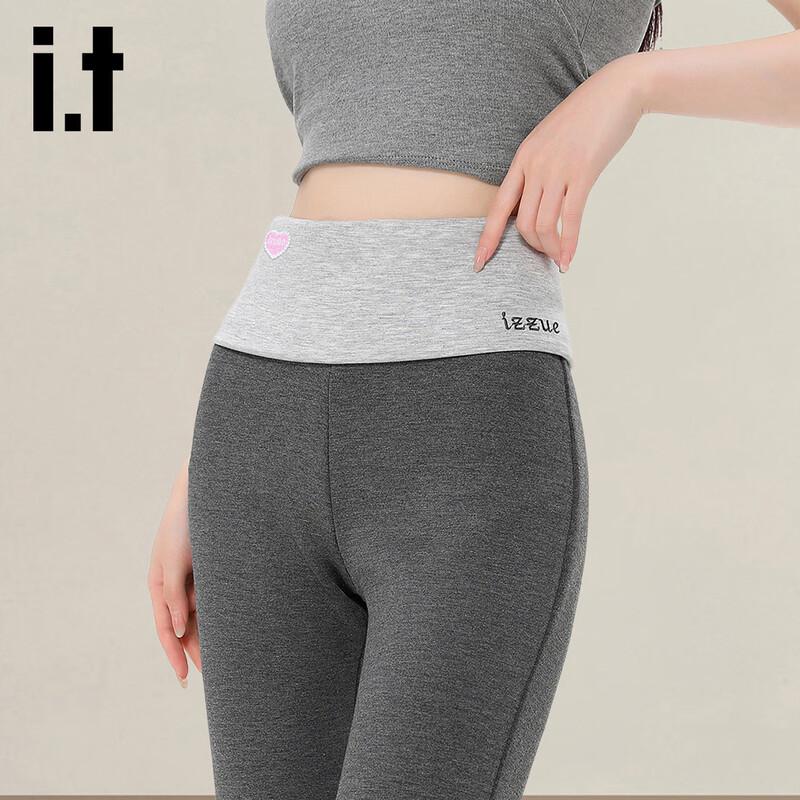 Izzue Women's High-Waist Slim-Fit Flare Casual Pants