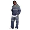Completo con Felpa e Pantaloni da Tuta da Uomo con Vita Elastica, Outfit Casual Due Pezzi