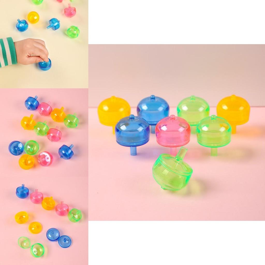 Classic Transparent Gyroscope Toy For Kids Plastic Handheld Creative Gift For Children