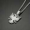 Elegant Albania Accipiter Statement Necklace With Full Zircon Embellishment Men Women Jewelry Piece