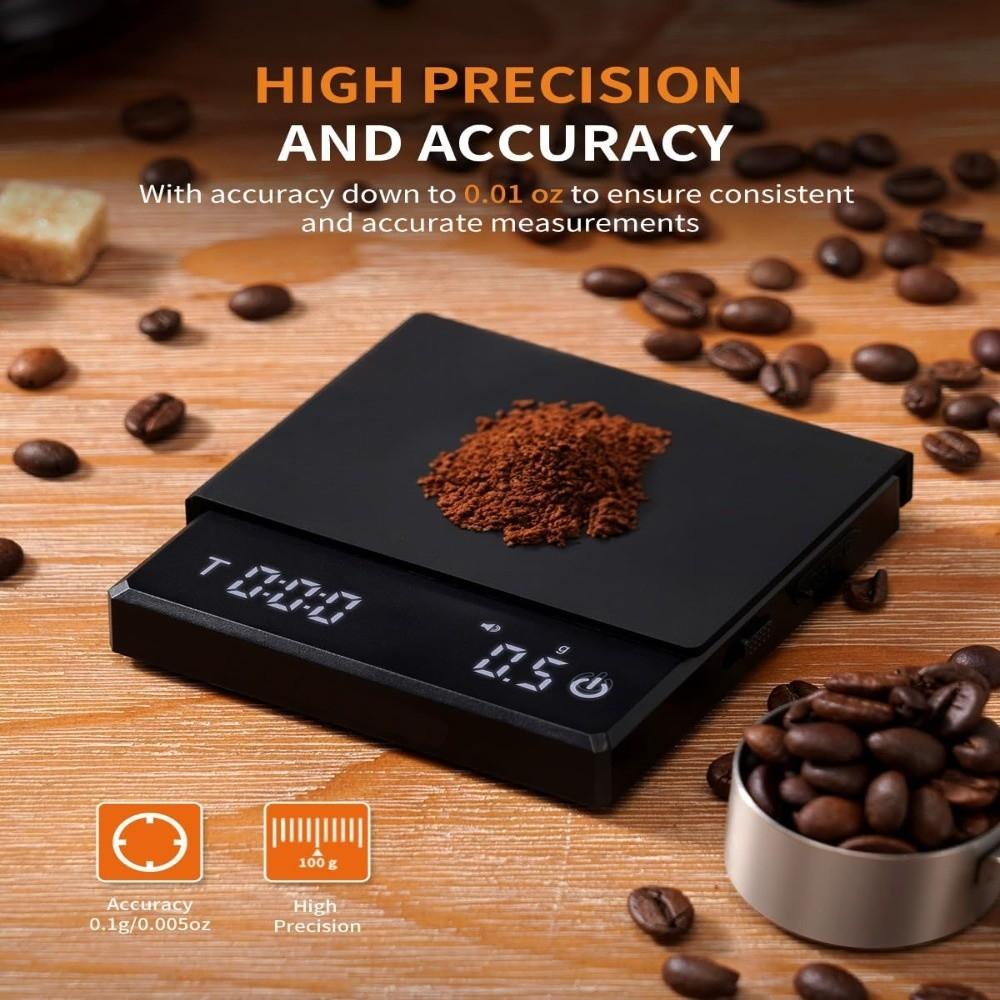 Mini Coffee Scale 3 Modes Electronic Digital Weight Drip Espresso Scale  for Barista Kitchen Tools