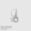 eManco 4 /6/8/10MM Stainless Steel Zircon Geometric Shape Charms Pendants Jewelry Making Supplies Diy Findings Accessories