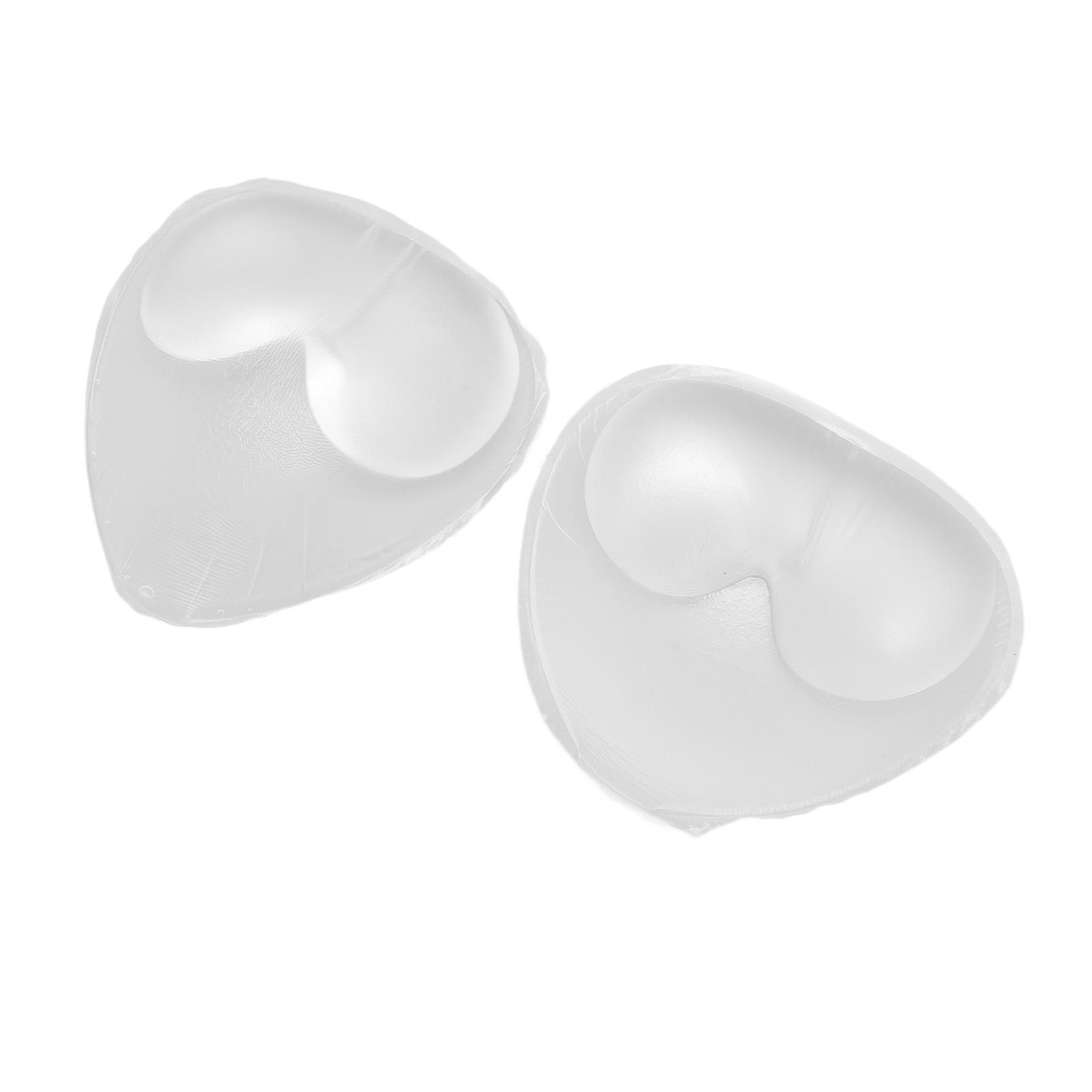 

3 Pair Bra Pads Strong Adhesive Water Proof Strapless Silicone Bra Pads Inserts for Swimwear Dress