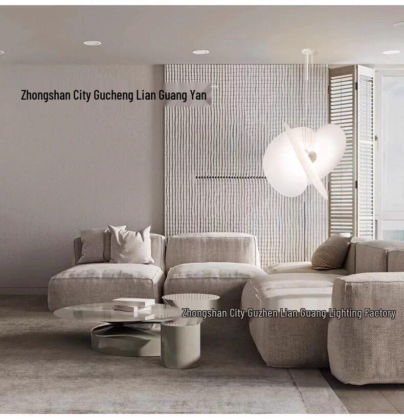 Designer Silk Pendant Light – Italian Loft Style for Duplex Living, Dining, Bedroom, Study – Creative and Artistic