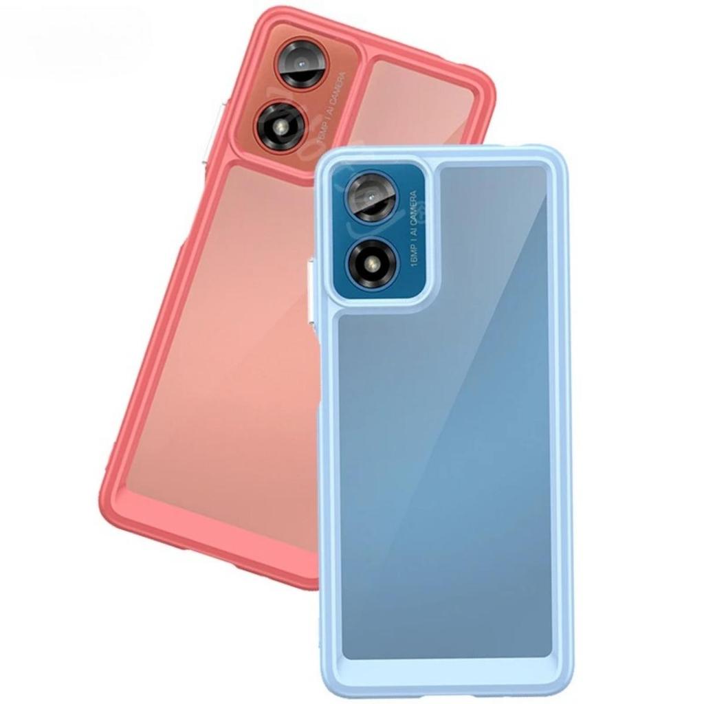 Transparente Handyhülle für Motorola Moto G04s Hülle Silikon Bunte Rückseite Moto G04s Hülle für Moto G04s G34 G24 G54 G64 5G