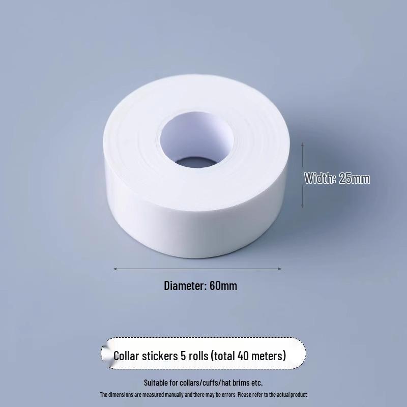 Disposable Sweat-Absorbent Collar Patch for Neckline Protection