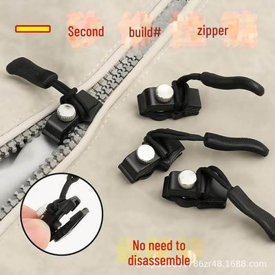 Universelles Reparaturset für abnehmbare Reißverschlüsse für Taschen und Kleidung – keine Installation erforderlich