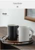 Custom Logo Ceramic Mug: Creative Inverted Design for Hotel Bathroom or Souvenir Gift