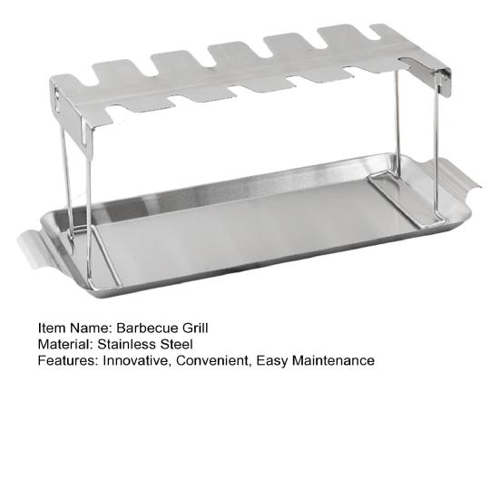 Izgara için Tavuk But Rafı 12 Yuvalı Paslanmaz Çelik But Rafı Damlama Tepsili Katlanabilir Tavuk Kanadı Rafı Eşit Pişirme İçin Kolay Temizlenebilir Izgara