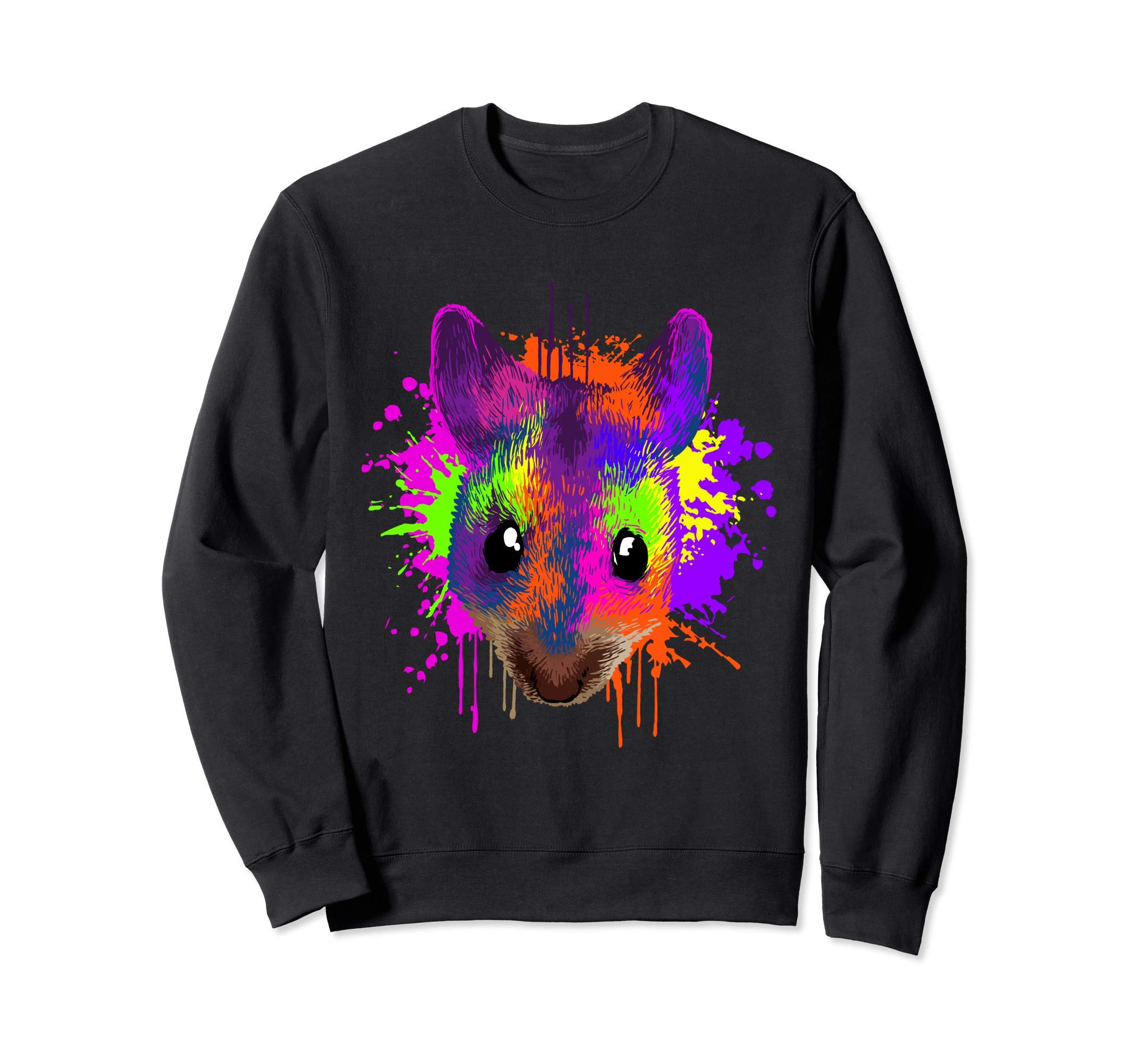 

Splash Art Mouse Gift Animal Mouse Lover Sweatshirt чёрный