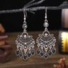 Vintage Ethno Strass Quaste Wassertropfen Ohrringe für Damen Boho Hohl Geometrisch Hängende Ohrringe Pendientes Mujer Brincos