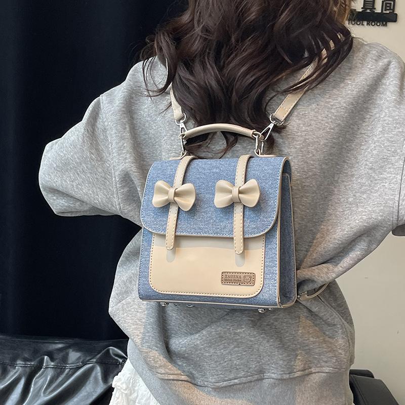 

Премиальный ретро женский рюкзак новый популярный универсальный дорожный рюкзак студенческий мини-рюкзак светло-синий