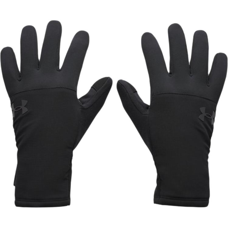 Under Armour Polyester Sports Gloves Men s Black 6000391 L