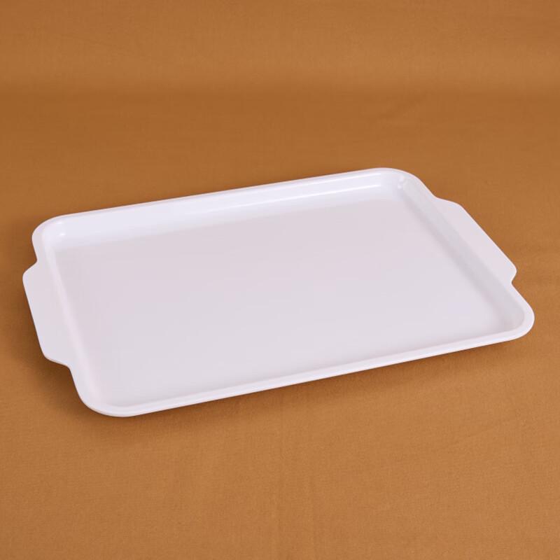 Melamine Rectangular Serving Tray with Double Handles