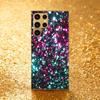 Cyber style Atmosphere High-end Electroplating Glass PhoneCase for Samsung Galaxy S26 S25 S24 S23 S22 S21 FE Ultra Plus