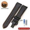 Calfskin Genuine Cow Leather Watchband Belt for Tissot T035 Watch Strap Bracelets Butterfly Buckle Replacement 22mm 23mm 24mm