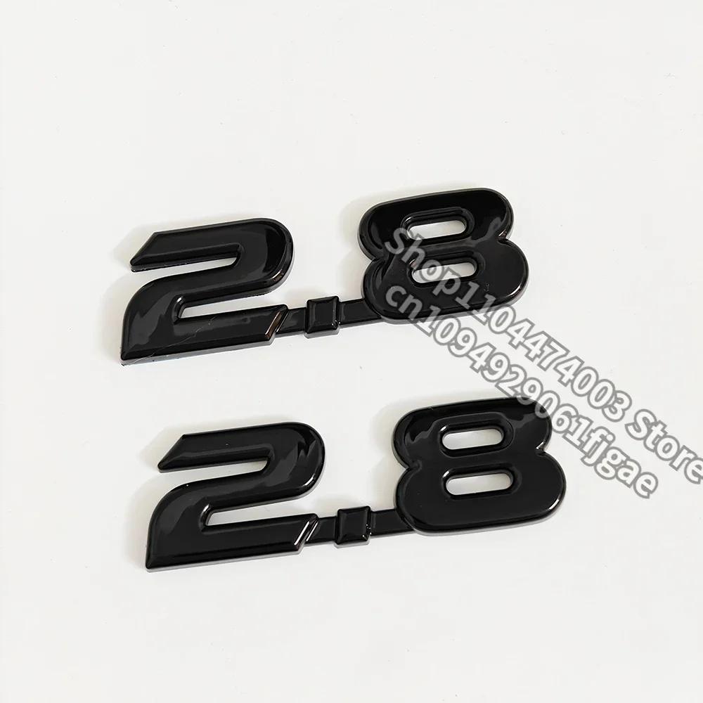 

Glossy Silver Glossy Black Replacement Badge Suitable for Toyota Hilux Revo 2.8 Comes with Back Glue