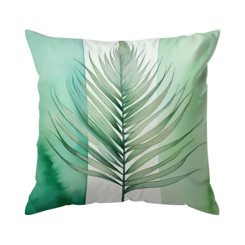 Tropical Plants Summer Decorative Throw Pillows Cushion Cover Palm Leaf Green Home Decor Outdoor Patio Pillowcase Supplies