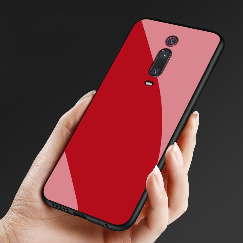 Tempered Glass Case for Xiaomi Redmi K20 Pro 7A Note 8T 8 7 6 5 Pro Plus 6A Pocophone F1 Mi A2 Lite 9T Pro Mi9 SE Mi8 Lite Cover