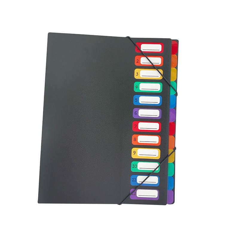 Multi-layer A4 Document Holder with Rainbow Pages