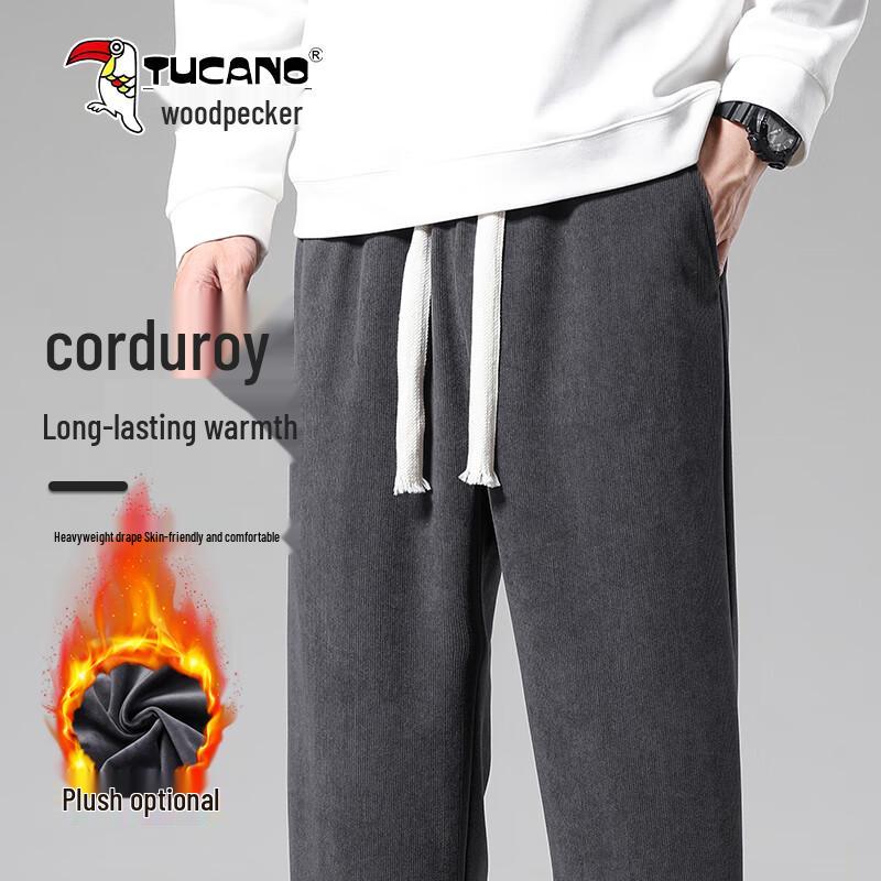 

Tucano Men s Corduroy Straight-Leg Casual Pants M