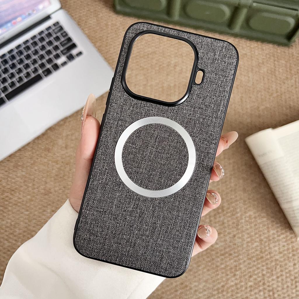 Pour Xiaomi 17T/17T pro coque Luxe Tissu Magnétique Givré Bord Doux couverture Pour Mi Xiaomi 17T pro Choc Pare-chocs Funda