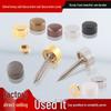 Decorative Glass Mirror Nail Caps: Thickened Flat Screws for Bathroom Signs