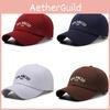 Embroidery Balanced Letter Baseball Cap Sun Protection Breathable Hat Peaked