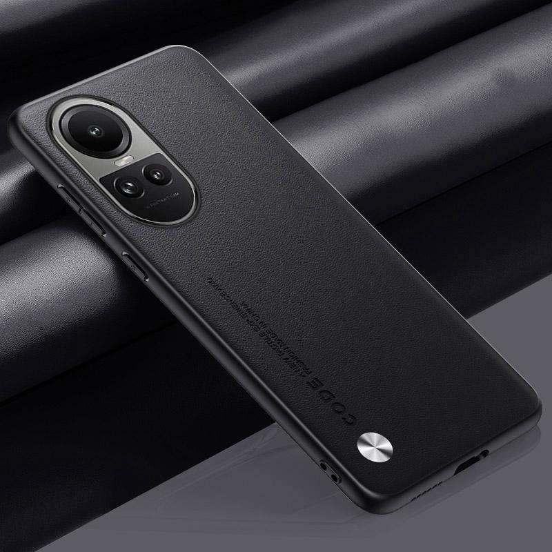 Luxury PU Leather Case For OPPO Reno 10 Pro 5G Back Cover Silicone Shockproof Protection Phone Case For OPPO Reno10 Pro 10Pro