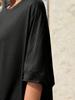 Womens Oversized Batwing T Shirt Short Sleeve Asymmetric Hem Tunic Top