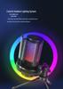 RGB USB Condenser Microphone Set for Gaming, Streaming, Singing & Recording with Noise Reduction.