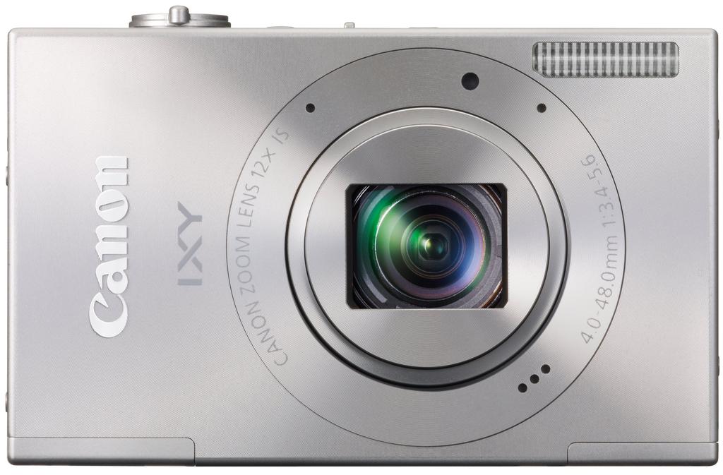 Canon IXY 3 Digital Approximately 12x Optical Camera, 10.1 Megapixels, Zoom, Silver, IXY3(SL)