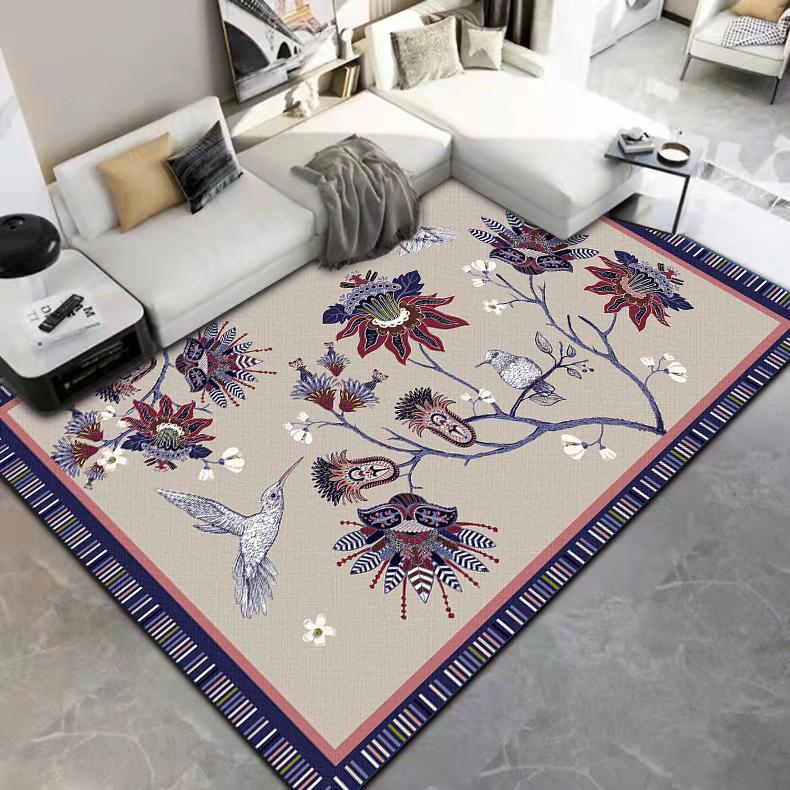 European Style Printed Pattern Non-slip Rug Baby Play Crawl Floor Yoga Mat Living Room Carpet Decoration Tapestry alfombrilla