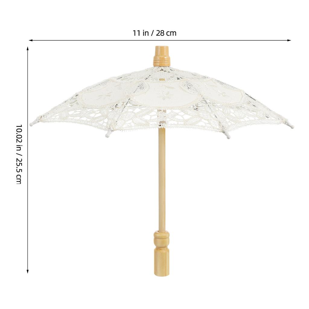 Umbrella Fancy Parasol Prop Ladies Lace Wedding Props Vintage Umbrellas Decorative Small