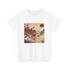 Vintage Kirschblüten-Holzschnitt-T-Shirt Japanische Grafische Kunst T-Shirt