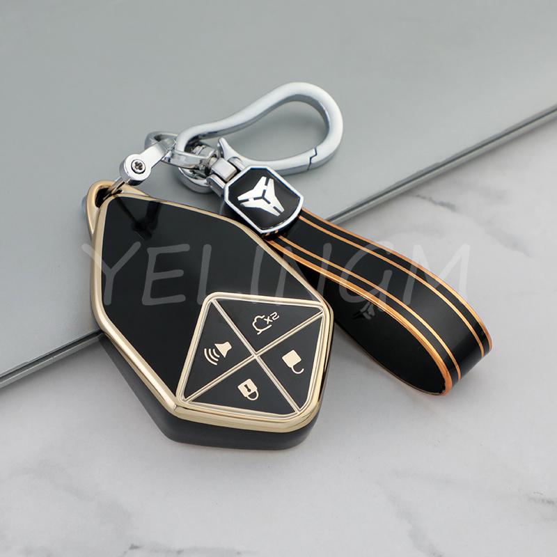 Smart Remote Key Car Key Case Bag For Changan Deepal S7 S07 Sl03 S05 G318   Keychain Protective Cover Protection Shell