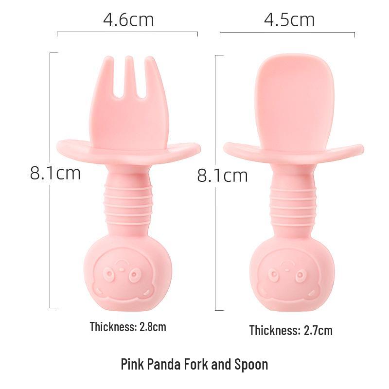 Silicone Suction Cup Placemat & Divided Plate Set for Babies & Toddlers - Includes Fork & Spoon, Food Grade & Heat Resistant.