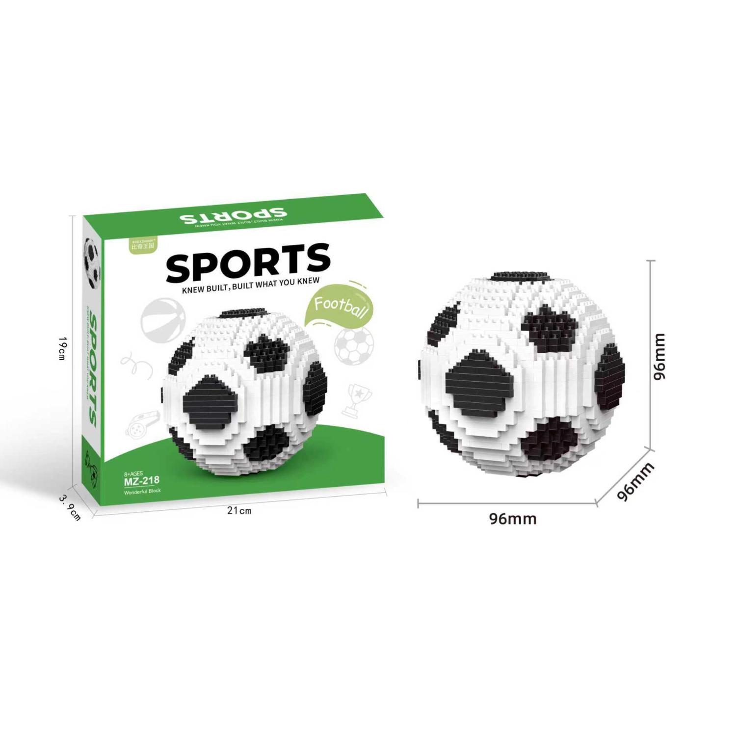 

Набор строительных блоков из 900 деталей - Модели Футбола и Трофея, STEM Конструктор, Образовательный Подарок для Детей