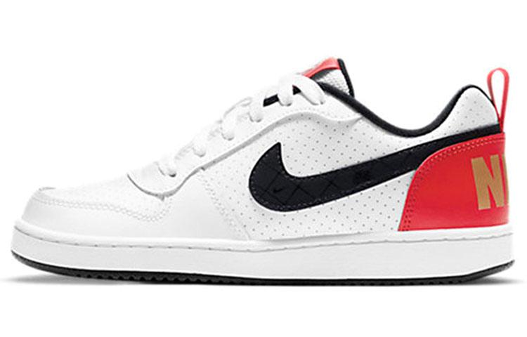 Nike Court Borough Low GS  White University Red Gold  DD8495-106 36