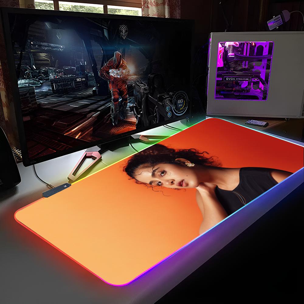 

A-Анупама P-ПарамешваранES Коврик для мыши RGB-подсветка Коврик для мыши Ноутбук Коврик для мыши Ноутбук Геймер Компьютерный стол Игровые аксессуары RGB600x300x3mm