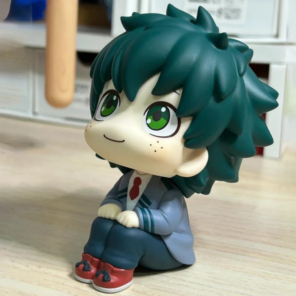 Figurine anime 10cm Boku no Hero Academia Midoriya Izuku Figurine d'action Bakugo Katsuki/Todoroki Shoto Statuette PVC Jouets de collection