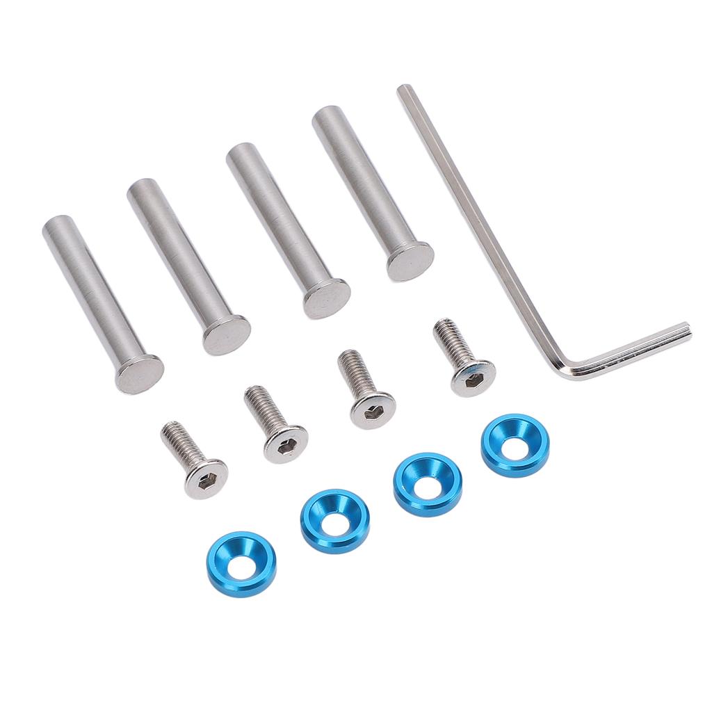 4 Pcs Computer Cooling Fan Screw Color Anodized PC Case Cooling Fan Screw for Water Cooling PC Case