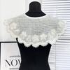 Fur Collar Strap Fake Collar Beaded Hollow Cotton Collar Lace Lace Shawl Decorative Embroidery Fake Collar