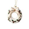 Christmas Hanging Ornaments, Creative Wreath and Snowflake Decorations for Christmas Tree and Holiday Scene