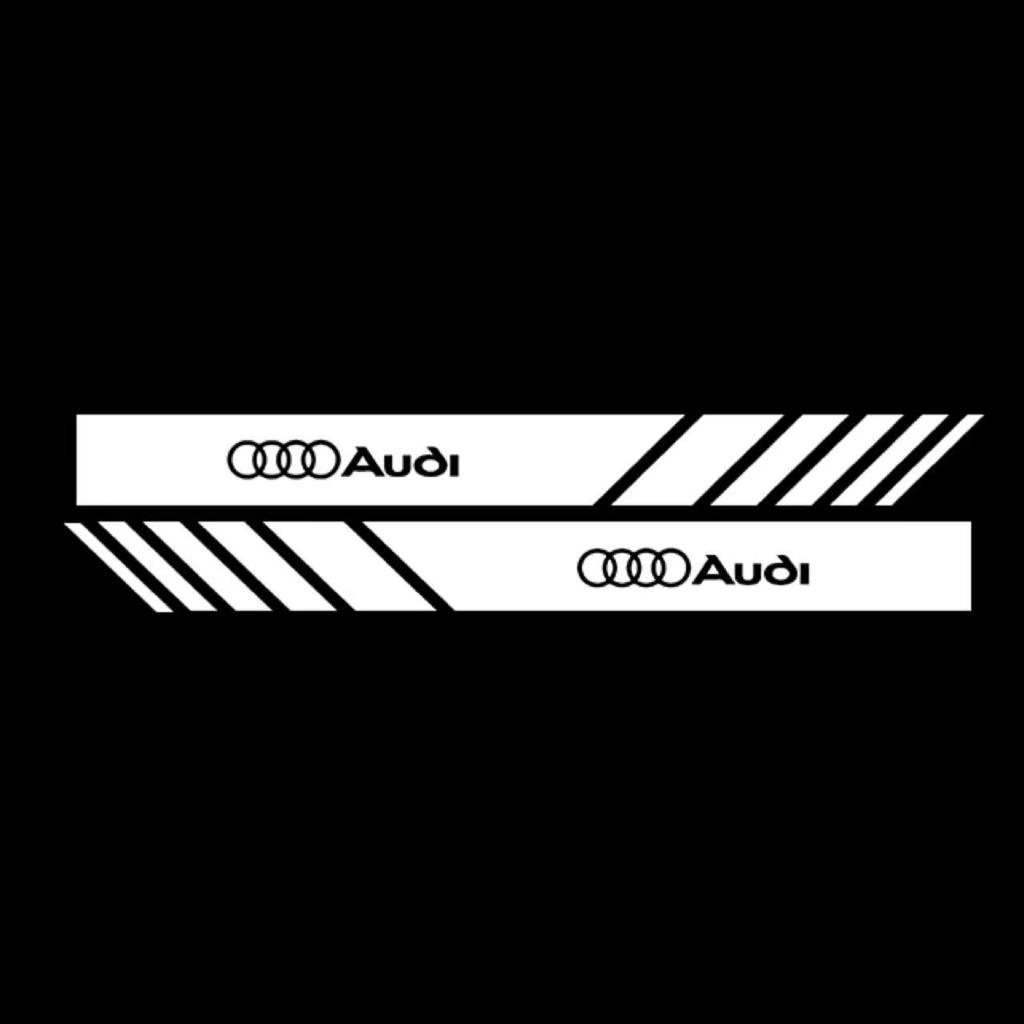 2pcs Car Rearview Mirror Decal Sticker Decoration Accessories For 1jzfb Sline RS Quattro TT A3 A4 A5 A6 A7 A8 Q3 Q4 Q5 Q6 Q7 Q8 S jzfb1