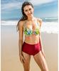 CHAE LOOK Botanical Art Yellow Wire Bra Top